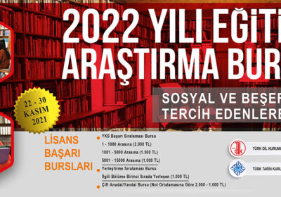 2022 Yılı Burs Duyurusu