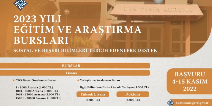 2023 Yılı Burs Duyurusu