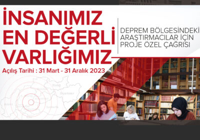 Deprem Bölgesindeki Araştırmacılar İçin Proje Özel Çağrısı