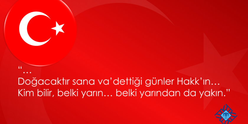 Barış Pınarı Harekâtı Mesajı…