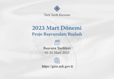 2023 Mart Dönemi Proje Başvuruları Başladı