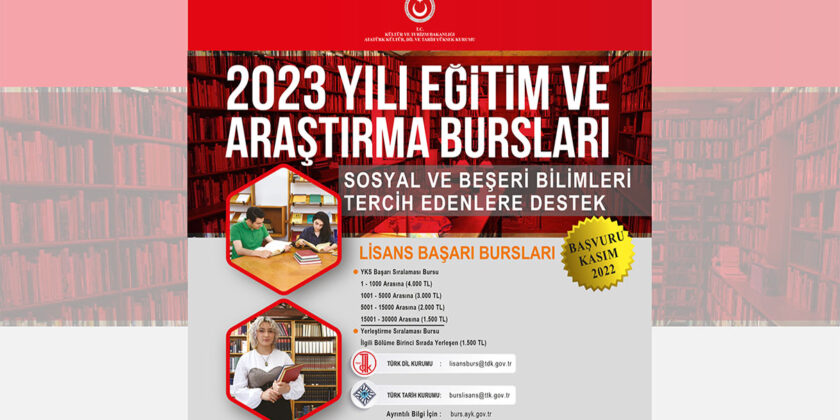 2023 Yılı Burs Duyurusu