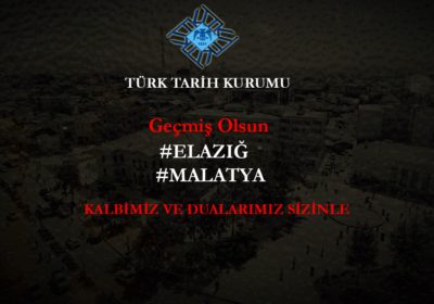 Başkanlığımızın Geçmiş Olsun Mesajı