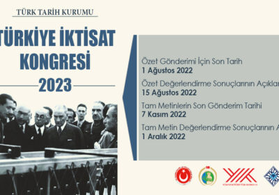 “Türkiye İktisat Kongresi 2023” Düzenlenecektir.