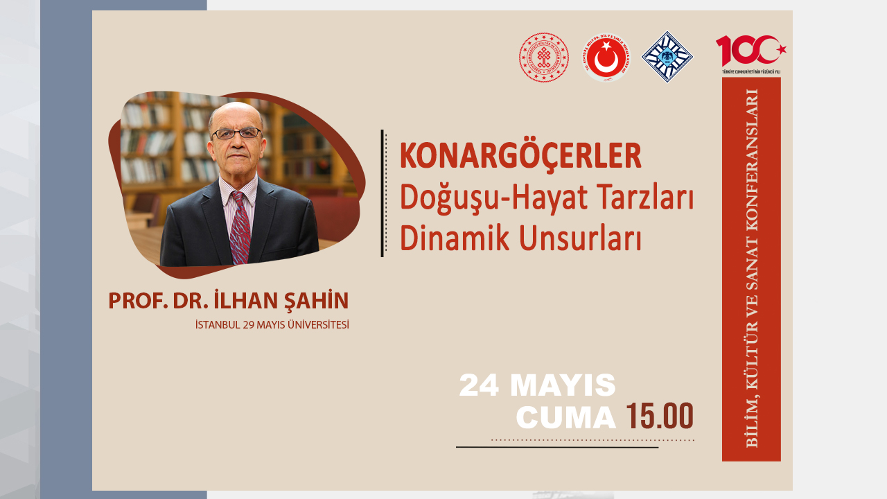 Prof. Dr. İlhan Şahin’in “Konargöçerler: Doğuşu, Hayat Tarzları ve Dinamik Unsurları” Konferansı