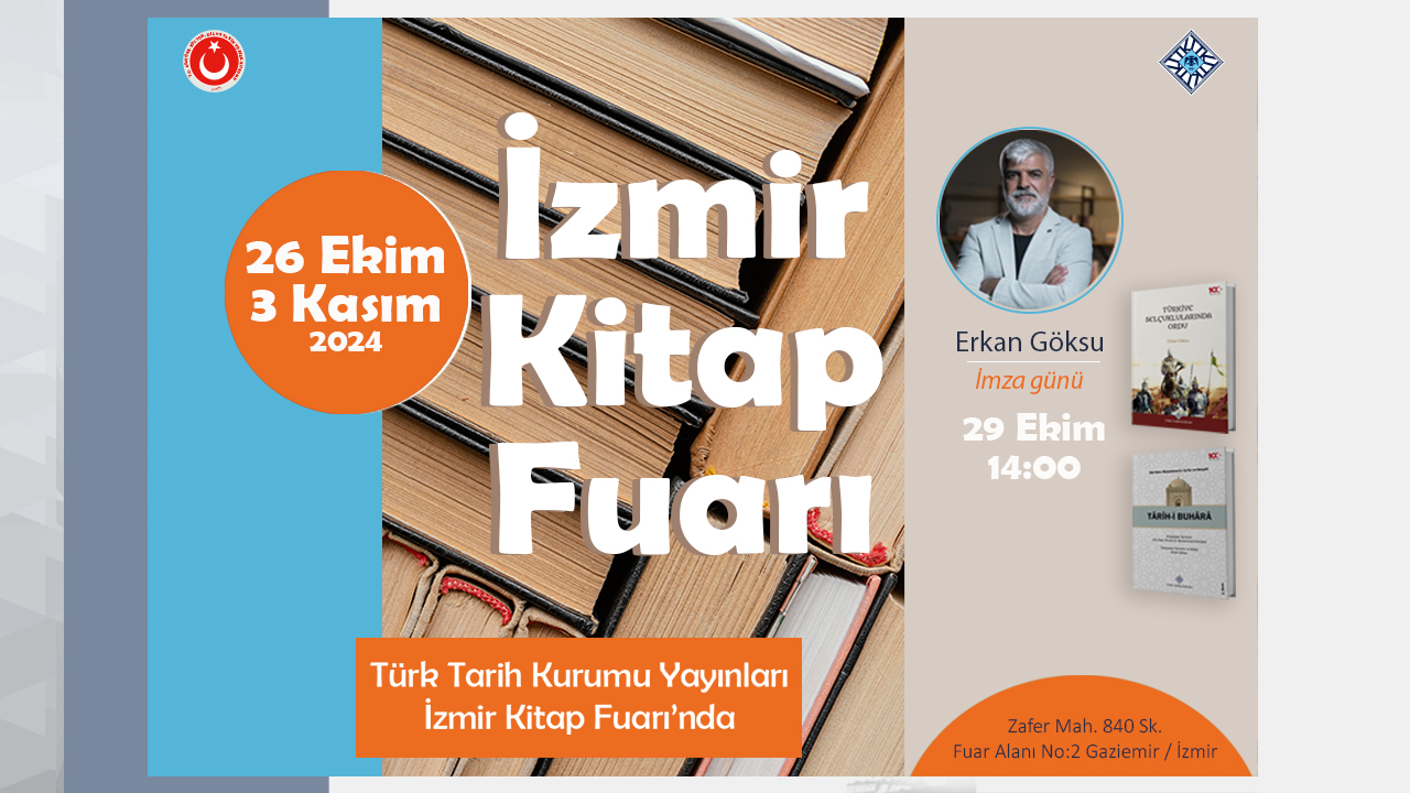 Türk Tarih Kurumu Yayınları İzmir Kitap Fuarı’nda