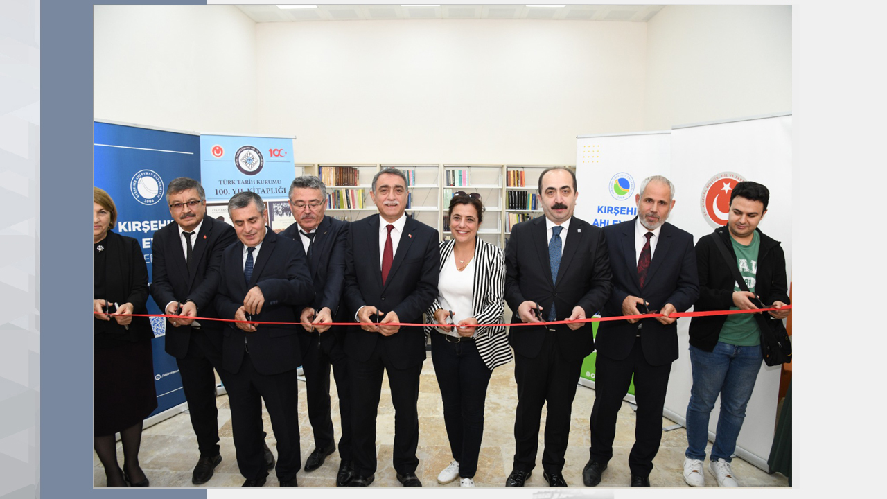 The Centennial Library has been inaugurated at Kırşehir Ahi Evran University.