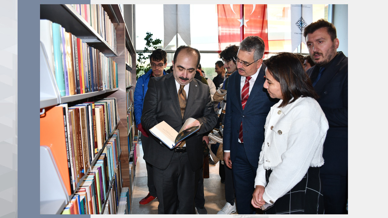 Turkish Historical Society Centennial Library was opened at Tekirdağ Namık Kemal University.