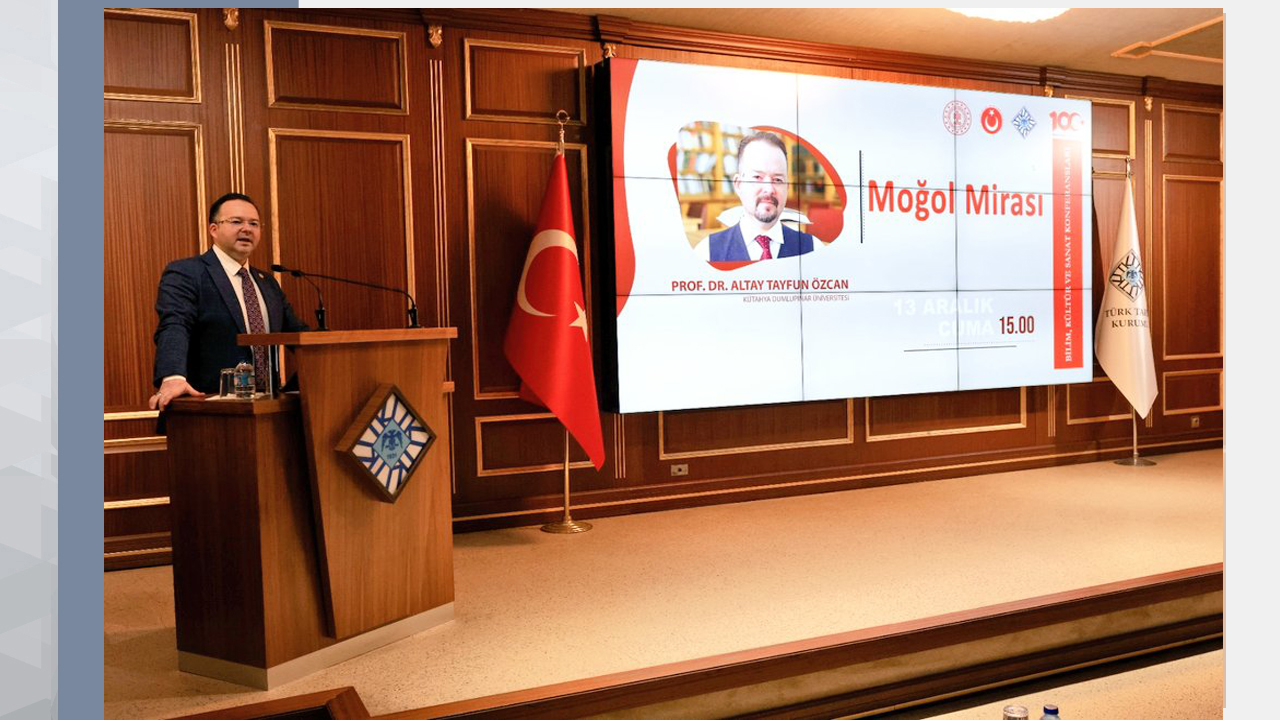 Prof. Dr. Altay Tayfun Özcan Gave a Lecture Titled “Mongolian Heritage”