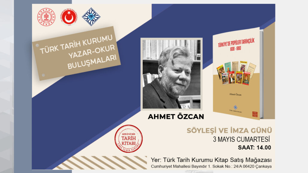 Yazar-Okur Buluşmalarının Konuğu: Prof. Dr. Ahmet Özcan