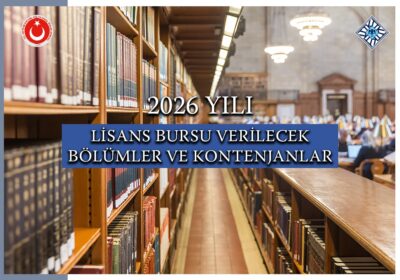 Kurumumuz Lisans Öğrencilerine Burs Verecektir