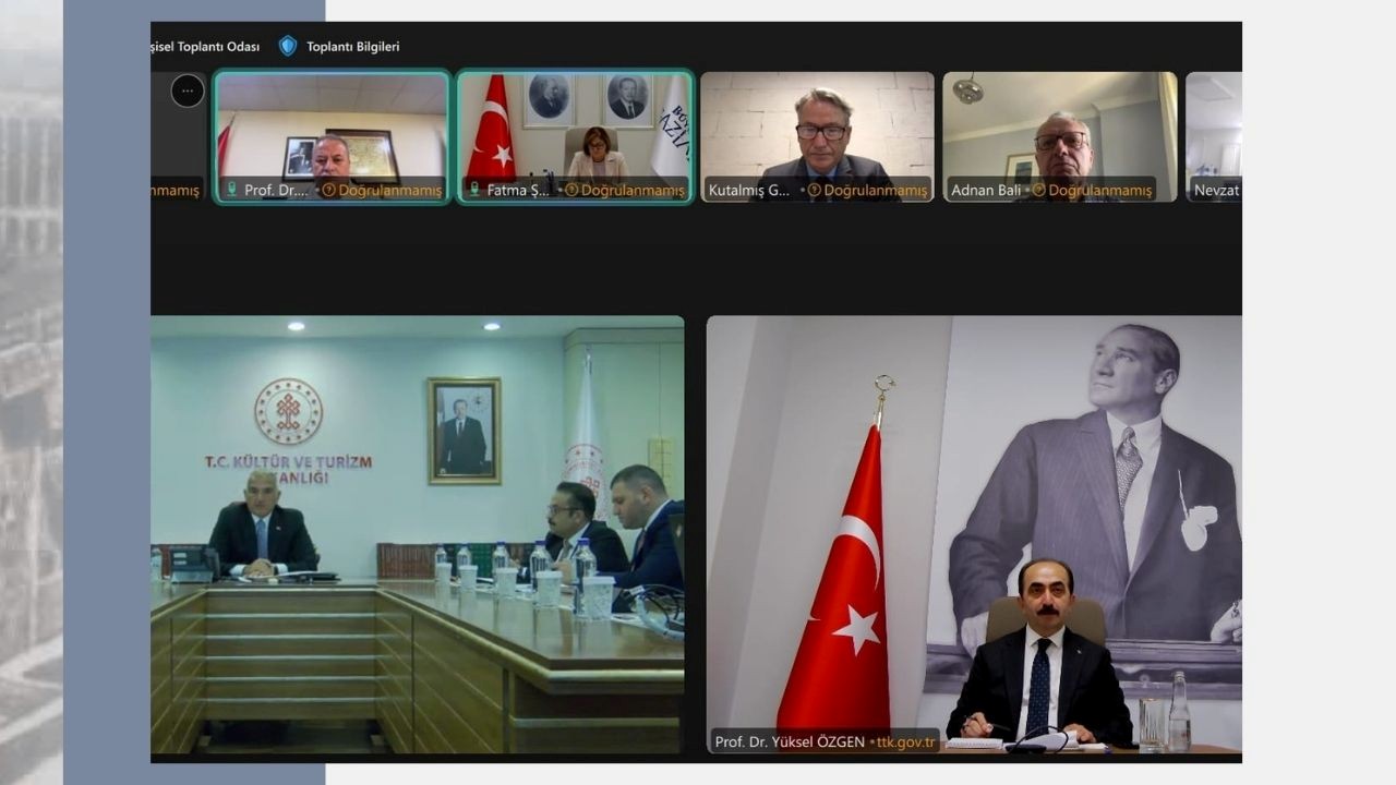 Our President Prof. Dr. Yüksel Özgen Attended the Turkish Archaeology and Cultural Heritage Foundation Board of Trustees Meeting