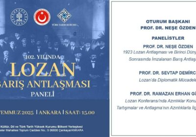 Panel on the Treaty of Lausanne on its 102nd Anniversary
