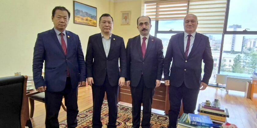 Prof. Dr. Yüksel Özgen Paid Official Visit to Assoc. Prof. Dr. Tserendorj Ts, Vice President of the Mongolian Academy of Science