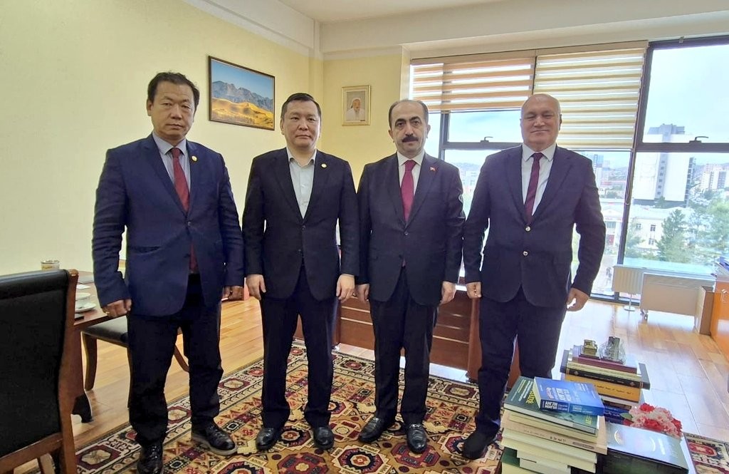 Prof. Dr. Yüksel Özgen Paid Official Visit to Assoc. Prof. Dr. Tserendorj Ts, Vice President of the Mongolian Academy of Science