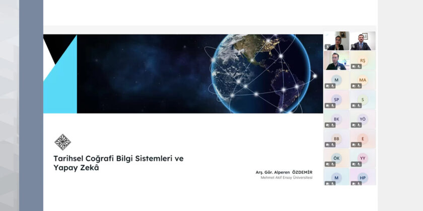 Alperen Özdemir Dijital Tarih ve Tarihî Coğrafya Konferanslarımıza Konuk Oldu