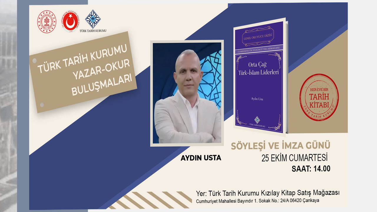 Yazar-Okur Buluşmaları’nın Konuğu Aydın Usta