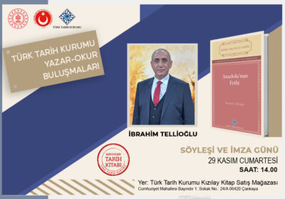 Yazar-Okur Buluşmaları’nın Konuğu: Prof. Dr. İbrahim Tellioğlu