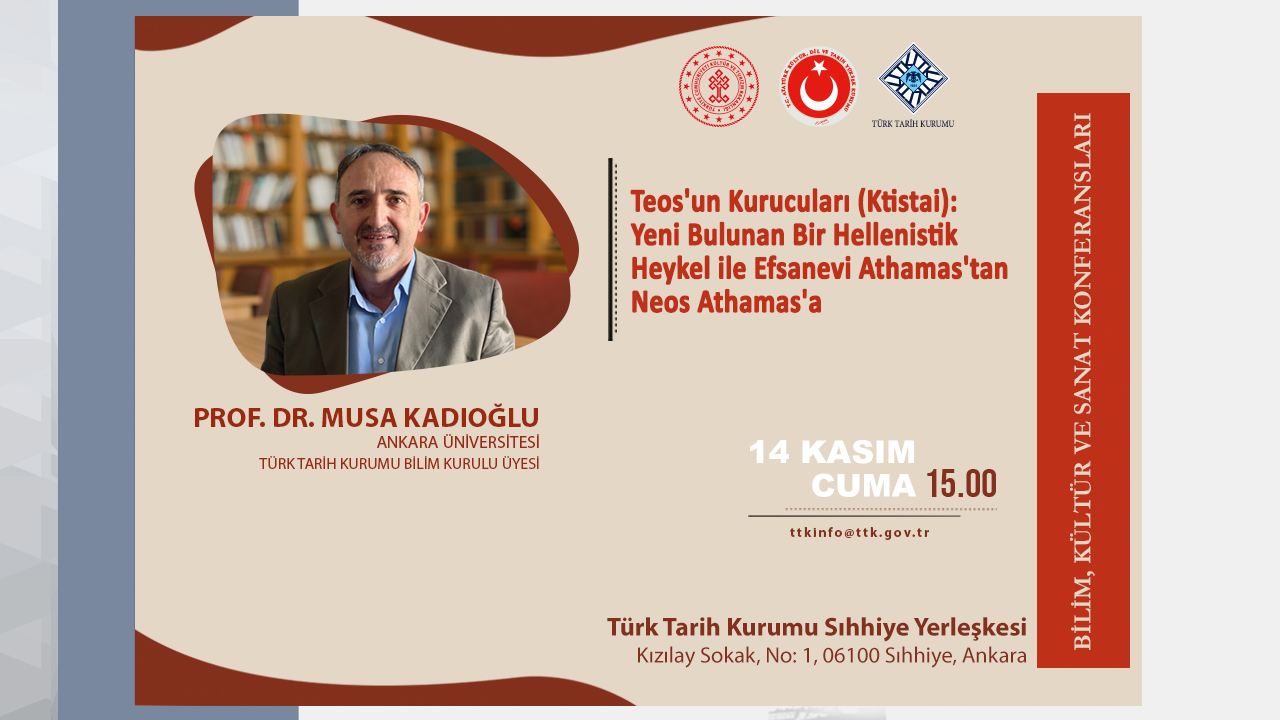 Bilim, Kültür ve Sanat Konferansları’nın Konuğu Prof. Dr. Musa Kadıoğlu