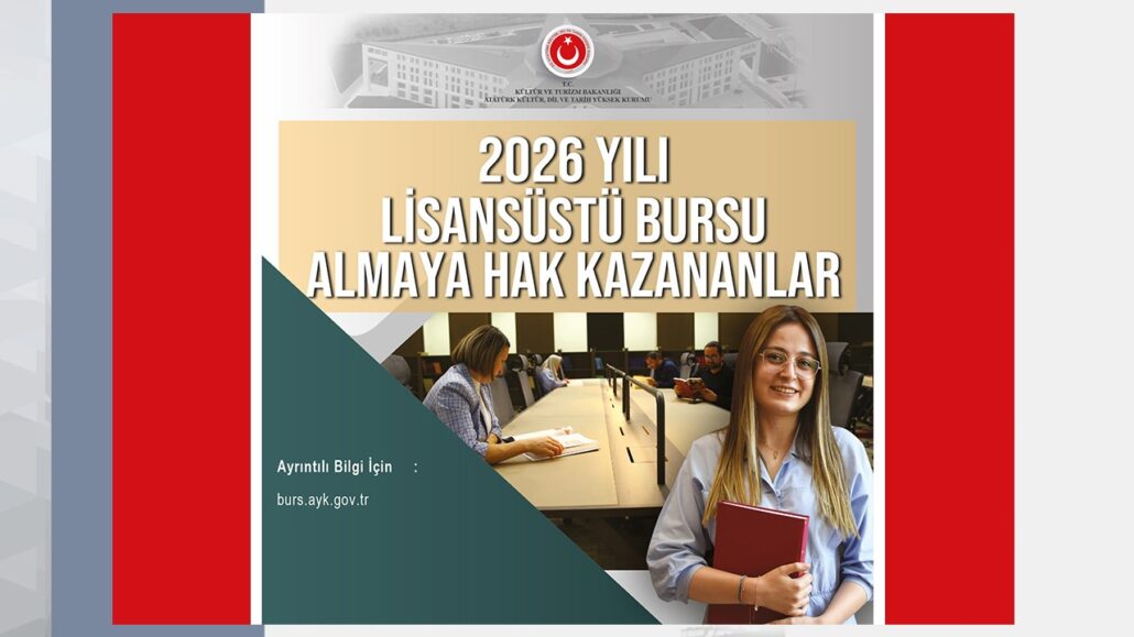 2026 Yılı Lisansüstü Burs Sonuçları