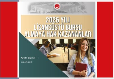 2026 Yılı Lisansüstü Burs Sonuçları