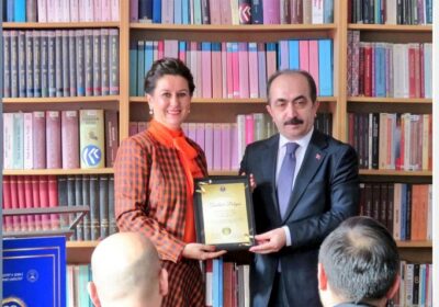 Prof. Dr. Yüksel Özgen Attended the Anniversary Event of the Turkology Department