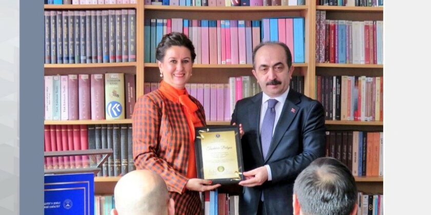 Prof. Dr. Yüksel Özgen Attended the Anniversary Event of the Turkology Department