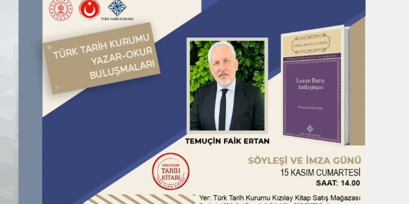 Guest of the Author-Reader Meetings: Prof. Dr. Temuçin Faik Ertan