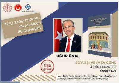 Guest of the Author-Reader Meetings is Prof. Dr. Uğur Ünal