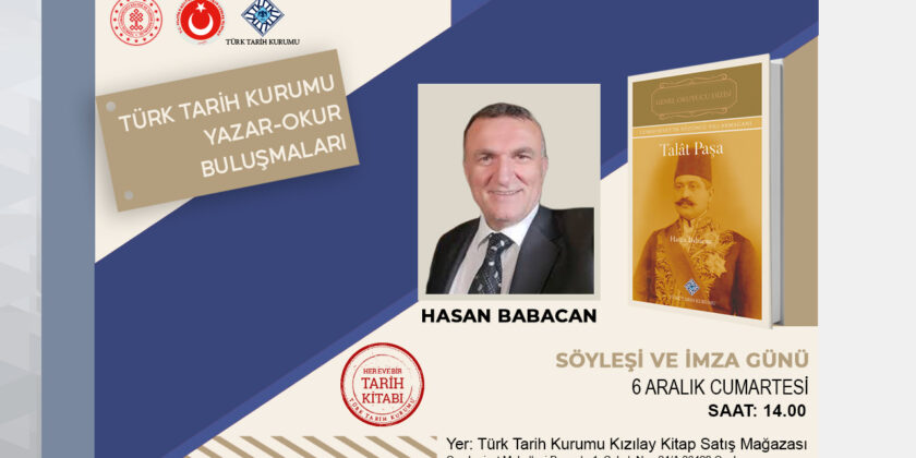 Yazar-Okur Buluşmaları’nın Konuğu Prof. Dr. Hasan Babacan