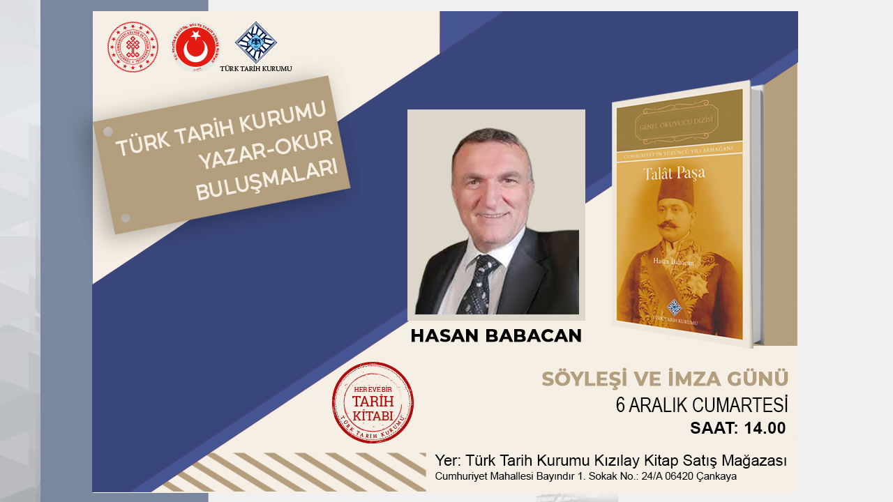 Yazar-Okur Buluşmaları’nın Konuğu Prof. Dr. Hasan Babacan