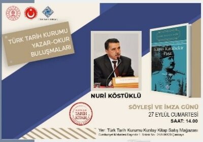 Guest of the Author-Reader Meetings is Prof. Dr. Nuri Köstüklü