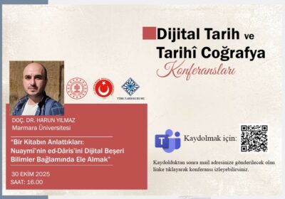 Guest of the Digital History and Historical Geography Conferences: Harun Yılmaz