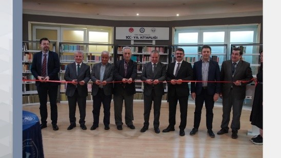 Turkish Historical Society Centennial Library was opened at Gelişim University