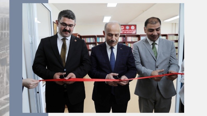 The 27th of the “Turkish Historical Society Centennial Library” Was Opened at Trabzon University