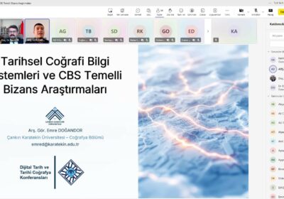 Emre Doğandor was the guest of Digital History and Historical Geography Conferences