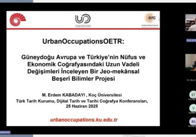 Prof. Dr. M. Erdem Kabadayı was the guest of Digital History and Historical Geography Conferences
