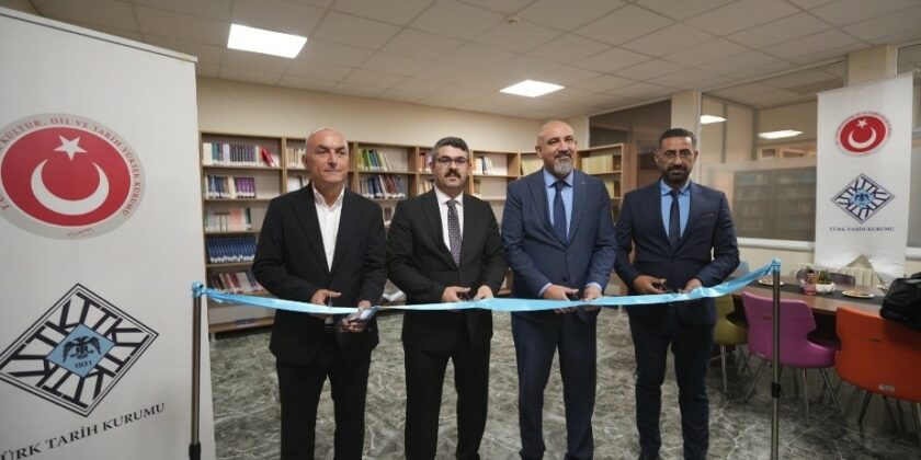 The 29th of the “Turkish Historical Society Centennial Library” Was Opened at Sivas Cumhuriyet University