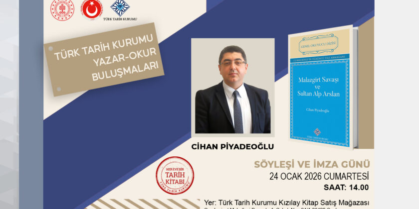 Yazar-Okur Buluşmaları’nın Konuğu: Cihan Piyadeoğlu