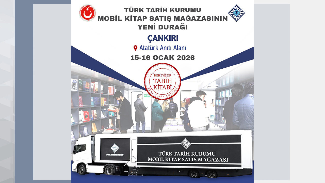 Mobil Kitap Satış Mağazamızın Yeni Durağı Çankırı