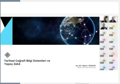 Alperen Özdemir was the Guest of the Digital History and Historical Geography Conferences