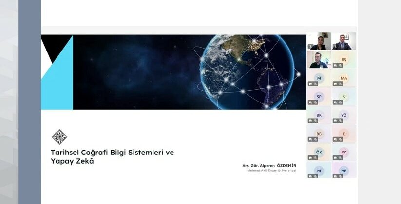 Alperen Özdemir was the Guest of the Digital History and Historical Geography Conferences