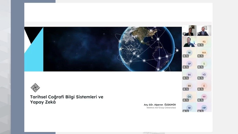 Alperen Özdemir was the Guest of the Digital History and Historical Geography Conferences