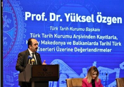 Prof. Dr. Yüksel Özgen participated in the panel entitled ‘The Presence of the Turkish Language and Culture in the Balkans”