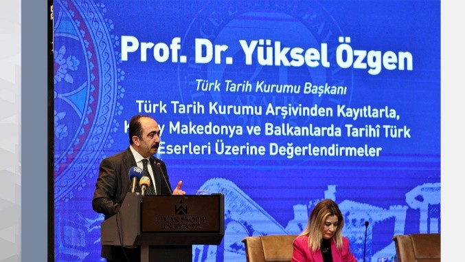 Prof. Dr. Yüksel Özgen participated in the panel entitled ‘The Presence of the Turkish Language and Culture in the Balkans”