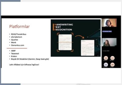 Dr. Sümeyye Akça was the guest of the Digital History and Historical Geography Conferences