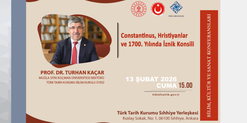 Bilim, Kültür ve Sanat Konferansları’nın Konuğu Prof. Dr. Turhan Kaçar