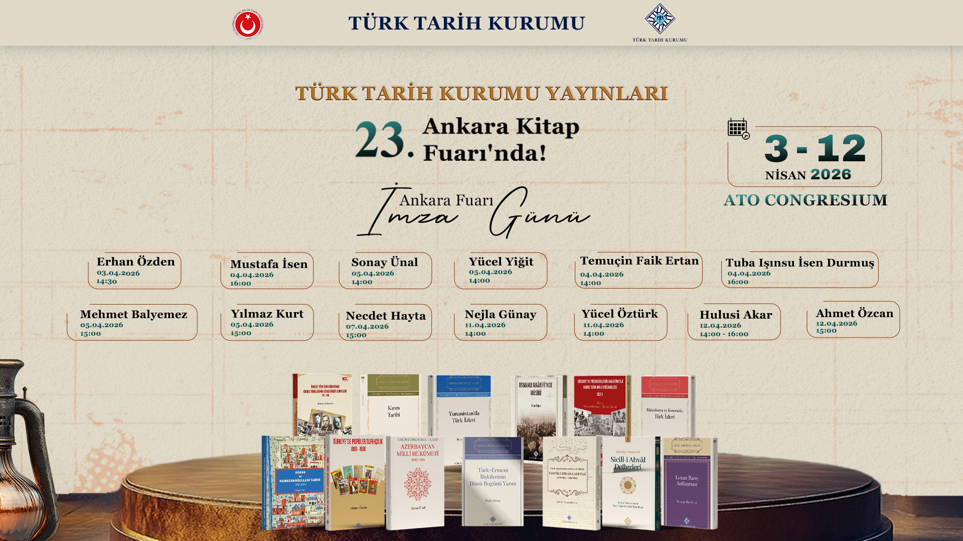 Geniş Bir Yayın Seçkisi ve İmza Günleriyle Ankara Kitap Fuarı’ndayız