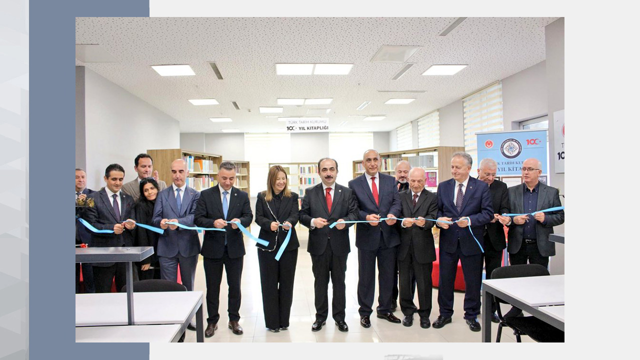 Türk Tarih Kurumu Yüzüncü Yıl Kitaplıklarının 35’incisi Ondokuz Mayıs Üniversitesinde Açıldı