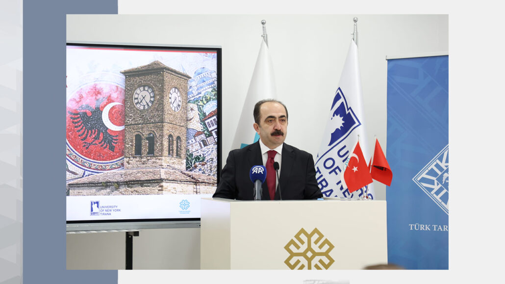 “Diplomatik İlişkilerin Tesisinden Günümüze Asırlık Türkiye-Arnavutluk İlişkileri” Konferansı Düzenlendi